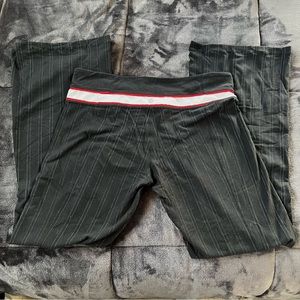 Lululemon Striped Flared Yoga Pants